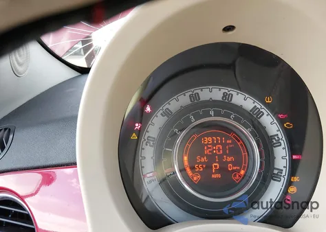 2012 Fiat 500 Pop from USA, damaged, VIN 3C3CFFAR1CT381087